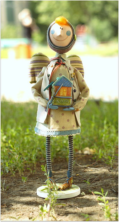 Коллекционные куклы ручной работы. Ярмарка Мастеров - ручная работа Кукла "Домашний ангел". Handmade.